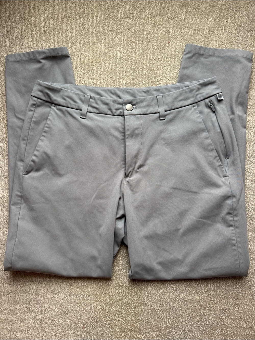 lululemon athletica Grey Men's Chino-Style Performance Pants